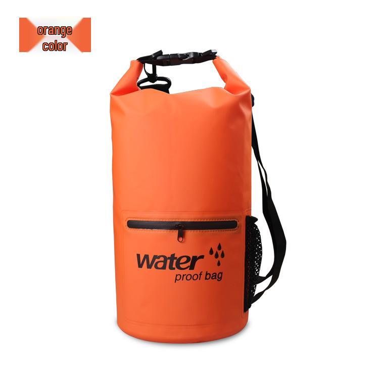 Waterproof PVC Rafting and Beach Zipper Pocket Bag