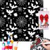 Waschbare Filzstifte für Stoffkunst DIY Maldecke mit 24 Stiften, Gestalte deine eigene Decke, 150 x 59" DIY Partygeschenke Kinder 45" Weich Gemütlich