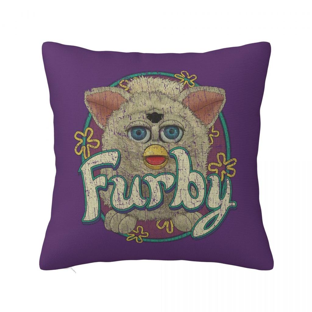 Nightmare Furby Cartoon Robot Toys  Square Pillowcase Cushion Cover Pillow Case Throw Pillow Cover for Home Bedroom Car