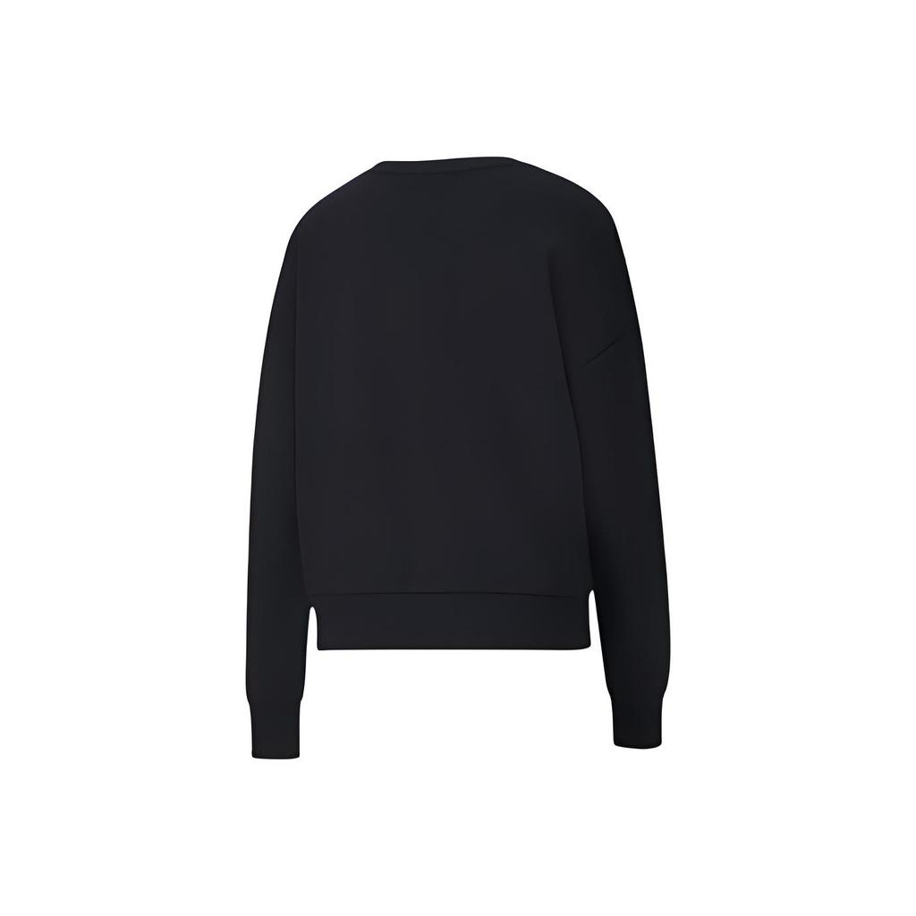 Puma Günlük Baskılı Bisiklet Yaka Sweatshirt Kadın Üst Siyah 597405-71