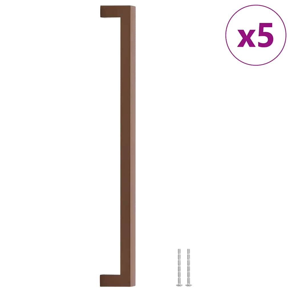 Furniture Handles 5 Pcs Bronze 320 Mm Stainless Steel