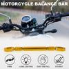TUCKBOLD Motorcycle Handlebar Brace Crossbar Handlebar Mount Gold Tone with Wrench Adjustable 1 Set