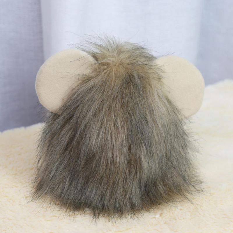 Halloween Haustier Hund Löwenmähne Perücke Haar Weihnachten Hund Perücke Haar Kostüm Phantasie Party Kleid Cosplay Lustige Hut Kappe Haustier Dress Up
