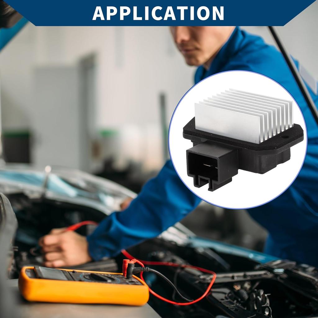 No.8716545030 HVAC Blower Motor Resistor for Toyota Highlander 2008-2016 Heater Blower Resistor Metal ABS 1 Pcs Black