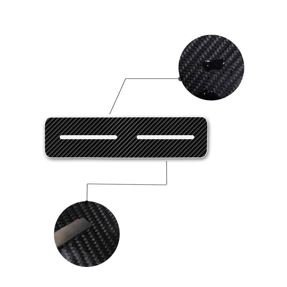Door Scuff Plate Side Step Guard Car Carbon Fiber Door Guard Sticker Fits Many
