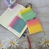 50sheets PET Transparent Sticky Notes Perspective Waterproof Clear Fluorescence Memo Pad Stationery School Office Supplies