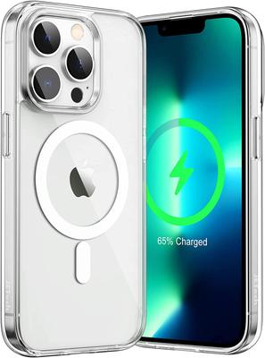 Etui Magnetyczne Do Iphone 13 Pro Clear Case +Szkło