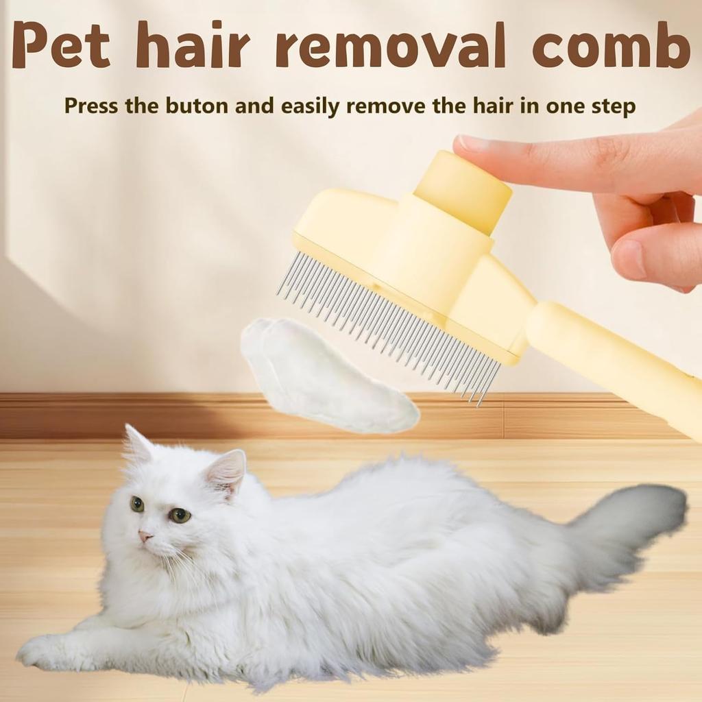 Dog Hair Remover Brush Cat Dog Hair Grooming and Care Comb for Long Hair Pet Removes Hairs Cleaning Bath Brush Dog Supplies