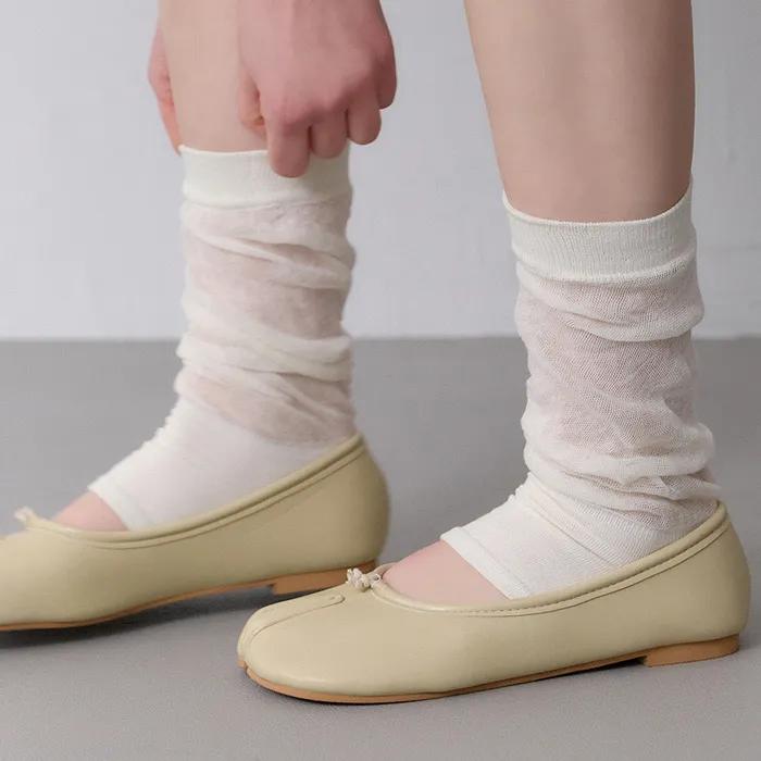 See-through leg warmers 4 colors