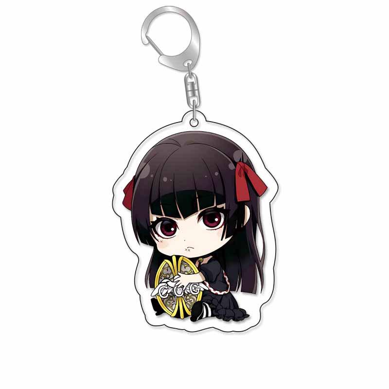 Tokyo Ghoul Keychain Set: Kaneki, Touka & Rize Acrylic Pendants