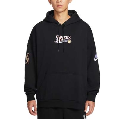 Nike NBA Philadelphia 76ers Long Sleeve Hoodie Men Hoodies HQ5313-010