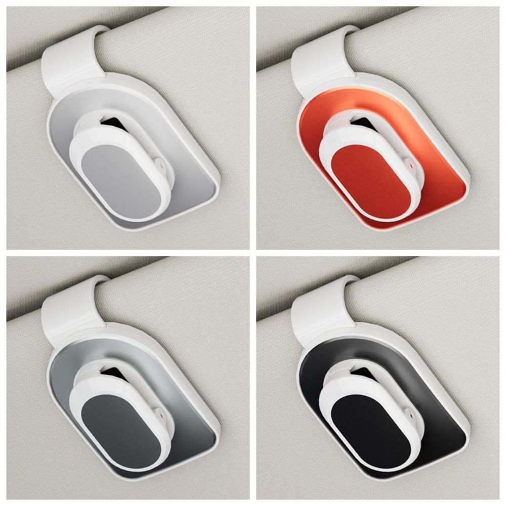 Clip-on Eyeglass Hanger Press Car Visor Accessory Convenient Auto Sunglasses Holder  Card