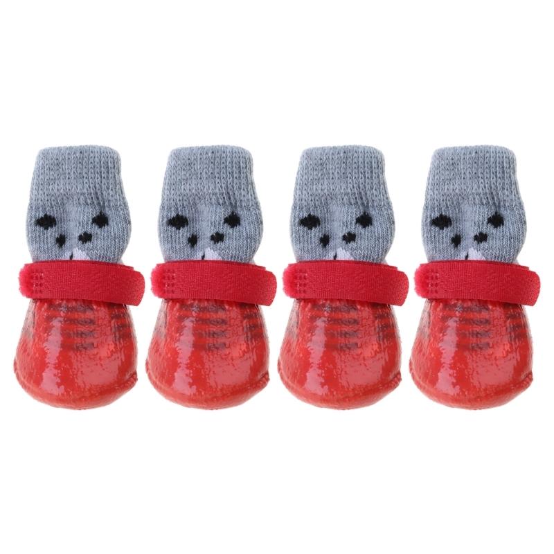 Waterproof Dog Socks For Medium Dogs Non-slip Dog Shoes Pet Dog Socks Pet Outdoor Shoes Anti-dirty Pet Shoes