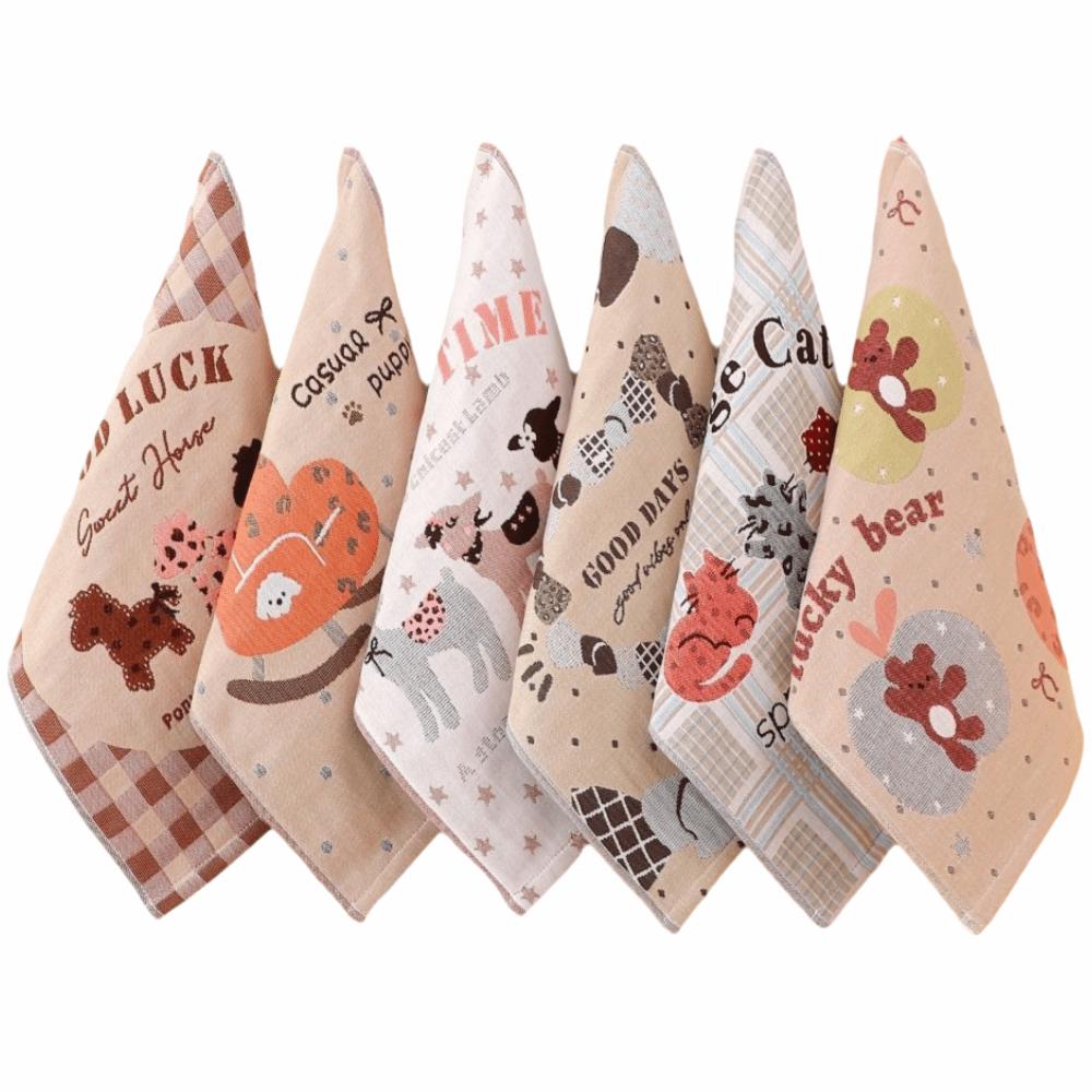 4 Layer Cotton Gauze Large Hand Towel 34x40cm Pure Cotton Dish Cloth New Tea Towel  Home Restaurant