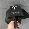 Automatic Car Logo Umbrella For Tesla Model 3 Model S Model X Model Y Roadster SpaceX Portable Business Man Women Logo Umbrella