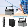 Compact Design Fishing Rod Stand Large Capacity Rod Storage Box Rod Barrel Holder  Shore Fishing