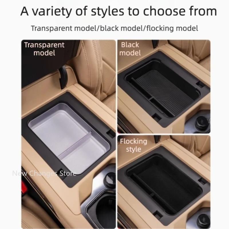 For BYD Denza B8 2025 2026 Car Upper Armrest Box Storage Box Upper Storage Box Of Refrigerator Auto Interior Modify Accessories