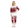 Christmas Family Matching Pajama Set with Holiday Print for Parents and Kids