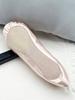 1pc Vintage French Style Ballet Shoes Shaped Handmade Pencil Case Makeup Pouch,Portable Exquisite Multifunctional Storage Bag