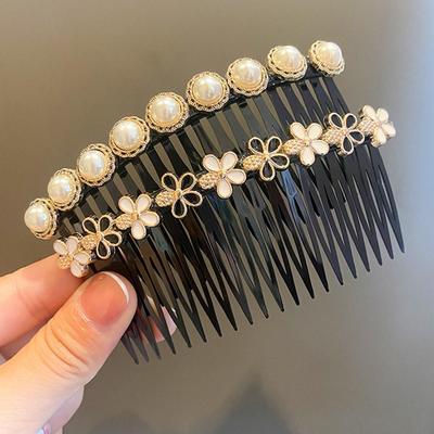 Haarkamm Clip Damen Haarschmuck Pony Haarspange Hinterkopf Kopfschmuck Rutschfeste gebrochene Haare Finishing-Tools Haarspange Haarnadel