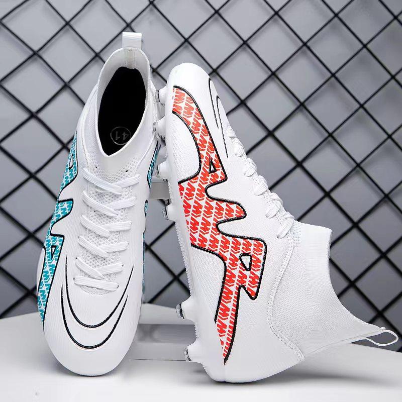 Mandarin Duck Football Shoes Men's and Women's Broken Nails Long and Short Nails Ag Primary and Secondary School Students Children's High-top Training