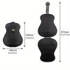 Portable High Capacity Guitar Pick Storage Bag Thickened Leather Durable Plectrum Universal Foldable Bag Ukulele Accessories