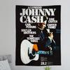 Berühmter JJohnny Cash Gitarrist Hippie Wandbehang Wandteppiche für Wohnzimmer Zuhause Studentenwohnheim Dekor Kunst Heimdekoration