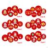 Chinese Decoration Home Decorations Red Paper Flowers Fan for