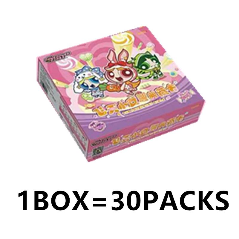 The Powerpuff Girls Season Candy Bag Blossom Bubbles Anime Character Peripheral Collection Card Toy Gift