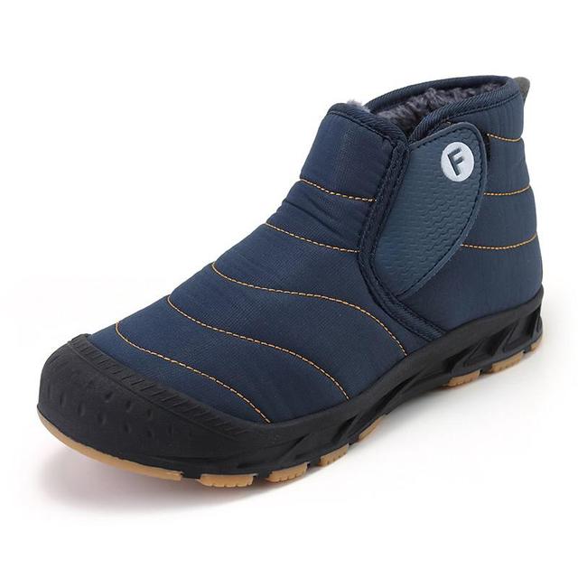 Winter Men Snow Boots Warm Fur Big Size 29 -47 Unisex Ankle Boots Long Plush Outdoor Mens Sneakers Waterproof Male Casual Shoes