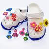 1 Pcs Creative Shoe Charms Slippers Accessories Spring Flower Decorations PVC Buckle for Kids Adult Bracelets Wristban