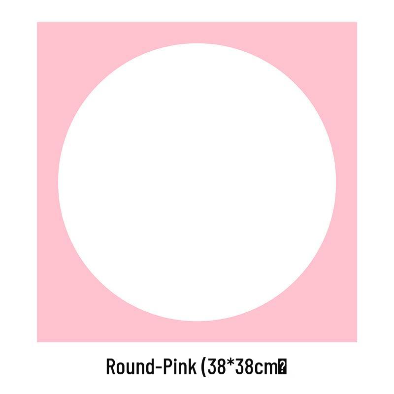 Children's Art Craft Cardstock: 20 Sheets of Colored, Thick, Square Paper with Round Borders