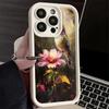 Phone Case for iPhone 17 Air 16E 15 16 Pro Max Bird Oil Painting Style Cover 14 Plus 13 12 Mini Soft Shell Silicone Fundas