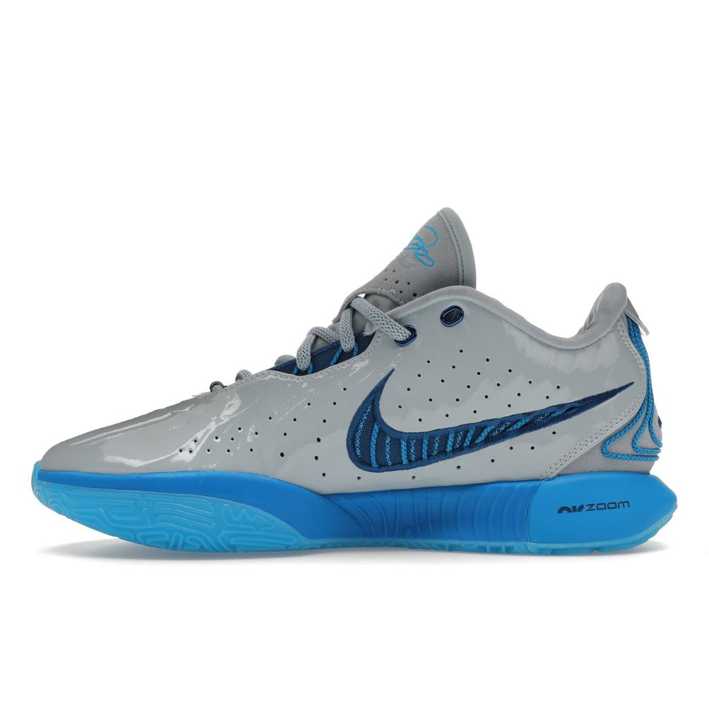 Nike LeBron 21 Light Armory Blue Men Sneakers Blue-Hero Glacier-Blue Court-Blue FQ4052-400