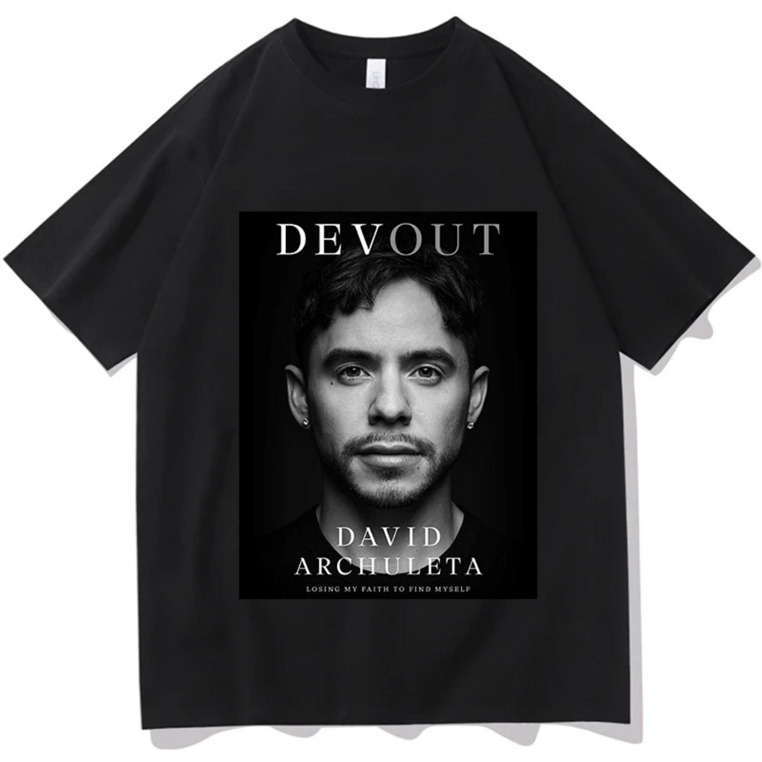 

Album David Archuleta EP Devout Print T-shirts Men Women Summer Cotton Clothing Casual Fashion Round Neck Short Sleeved Tee S разноцветный