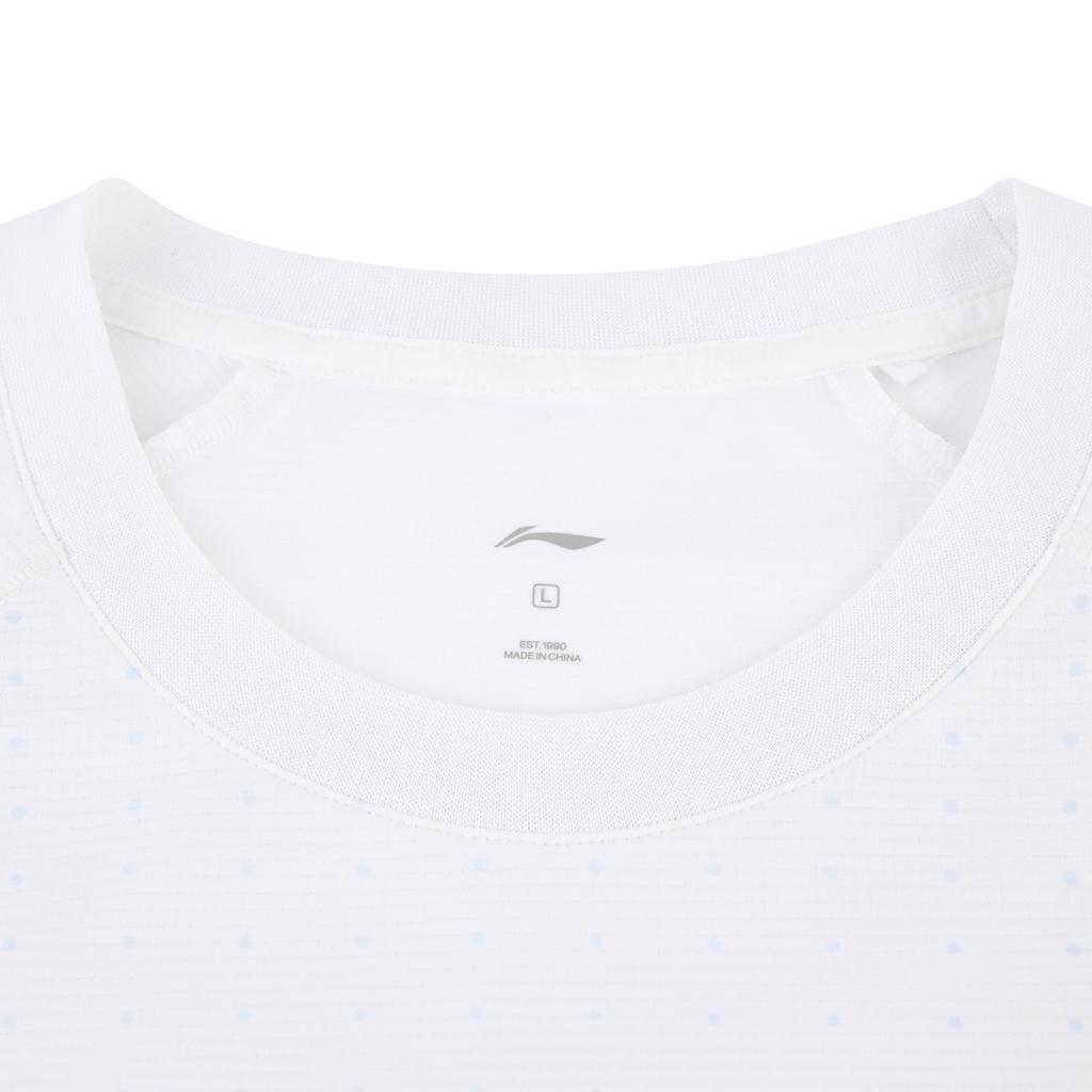 Li-Ning Fashionable Versatile Breathable Sports T-Shirt Casual Short Sleeve Top Women tops ATSW414-4