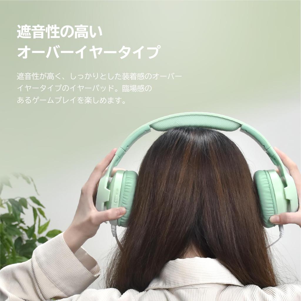 Hori Gaming Headset Standard for Nintendo Pastel Green Switch™ 2,