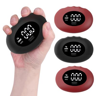 Hand Grip Strength Tester Electronic Hand Dynamometer Up 360lbs Digital Finger Palm Gripper Stress Balls Forearm Strengthener