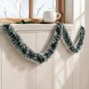Twist Shiny Metallic Foil Decorations 3D Christmas Tree Ornaments  Wall Rail