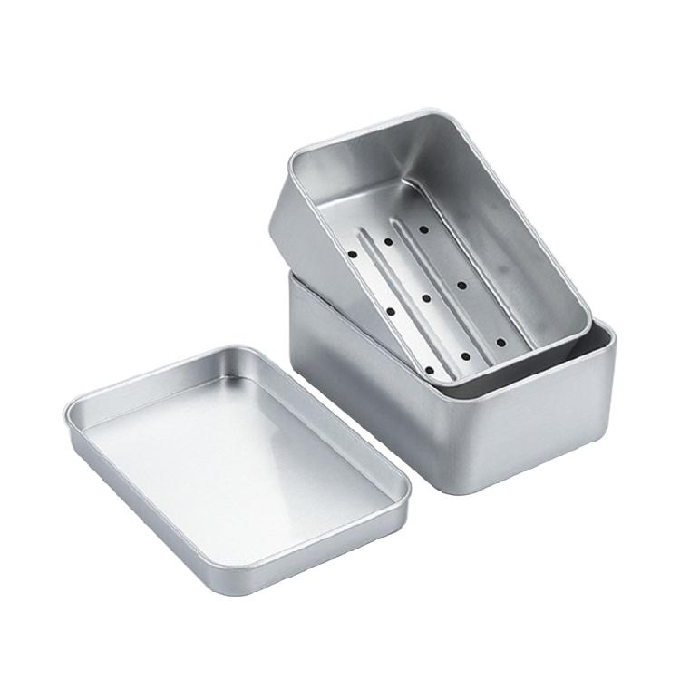 Small Soap Box with Drainages Holes Soap Organizer for Household and Travel Use
