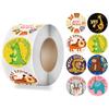 Wholesale Dinosaur Animal Kids Camaraderie School Teacher Gift Reward Stickers Party Fun Cute Self-Adhesive Labels 50-500Pcs