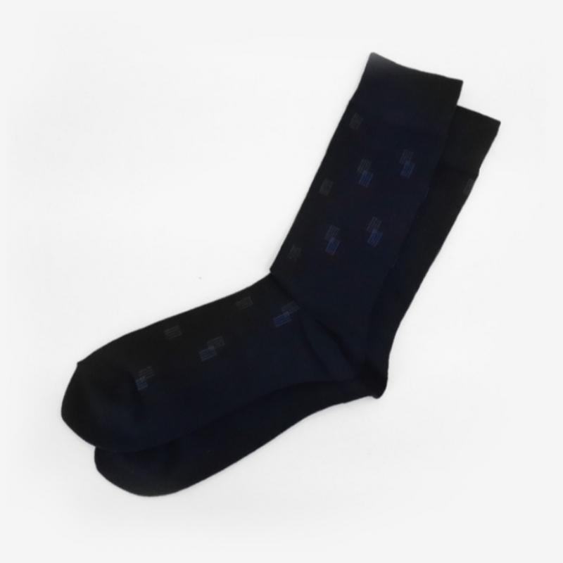 DaiSo Herren S Formelle Socken Karomuster