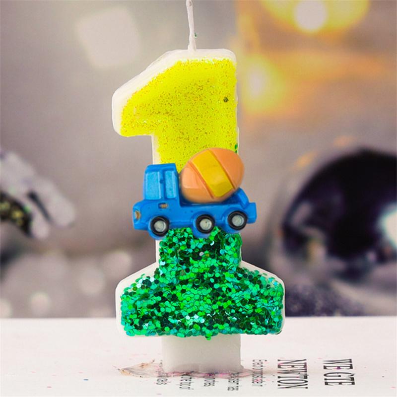 

1 шт. Номер 0 1 2 3 4 5 6 7 8 9 зеленая большая свеча детские свечи для мальчика для блесток день рождения воспоминания украшение торта свечи