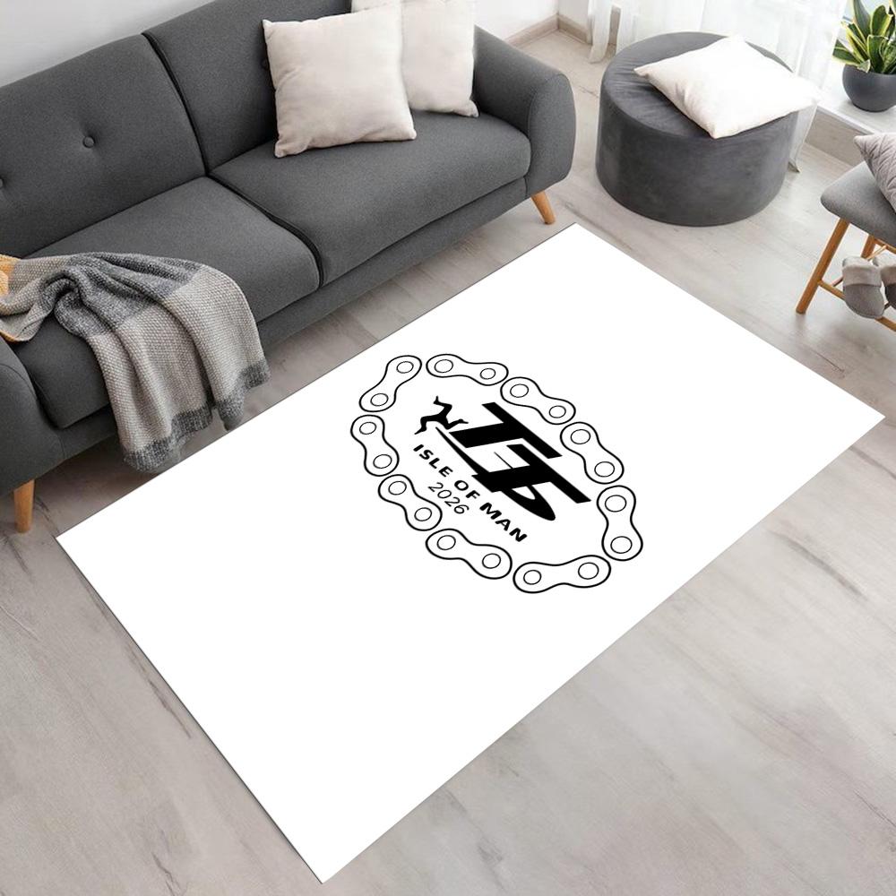 Isle Man Tt Floor Mat Perfect for Hallway Entryway Kitchen Decorate room Antislip Carpet Decorate Offices Gift for Festivals