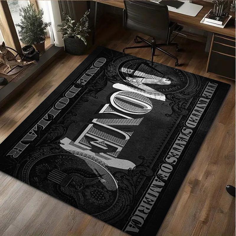 Money Rug - Home carpet Office Decorative Carpet For Living Room Bedroom Door Mat Floor Rug Computer Chair Area Rug