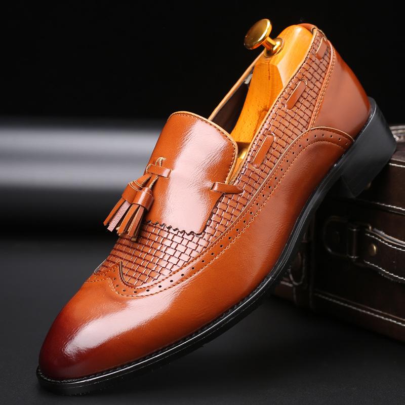 Leather Shoes Men Comfortable Stylish Business Gentleman's Oxford Shoes for Men 2024 New rty67