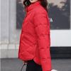 2025 New Product, Xiangyun Embossed, Down Cotton Jacket, Women's, Short Style, Fashionable Stand Collar, Lightweight Cotton Jacket, Coat Jacket