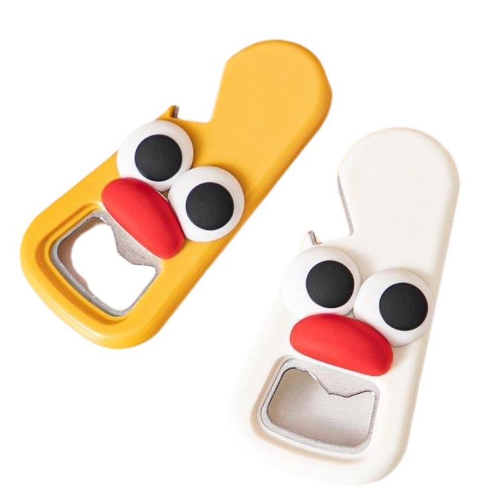 2Pcs/Set Portable Wine Bottle Opener Cartoon Canning Lids Opening Tool Bottle Opener  Restaurants