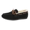 Doudou shoes single shoes winter new women's velvet flat-soled casual shoes lazy one-pedal cotton shoes tide