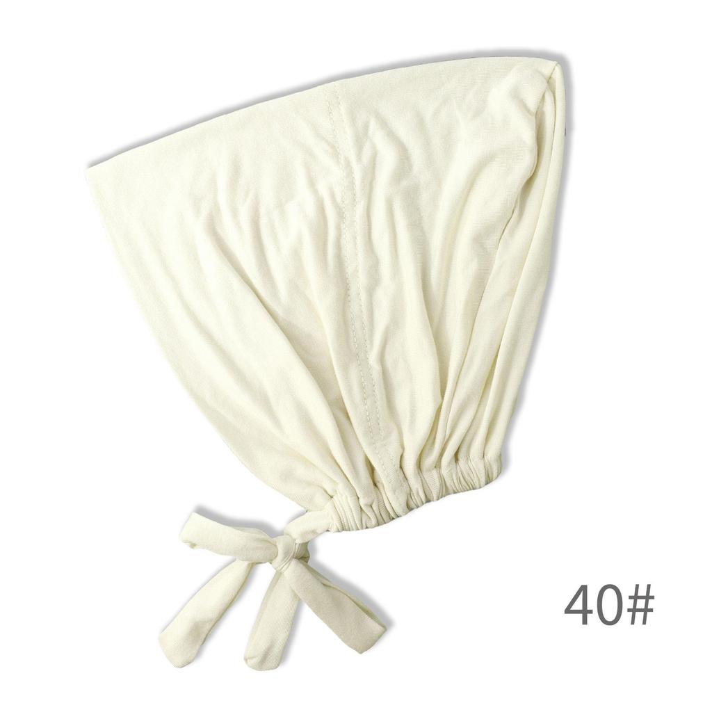 Premium Mercerized Cotton Adjustable Elastic Hair Cover Cap